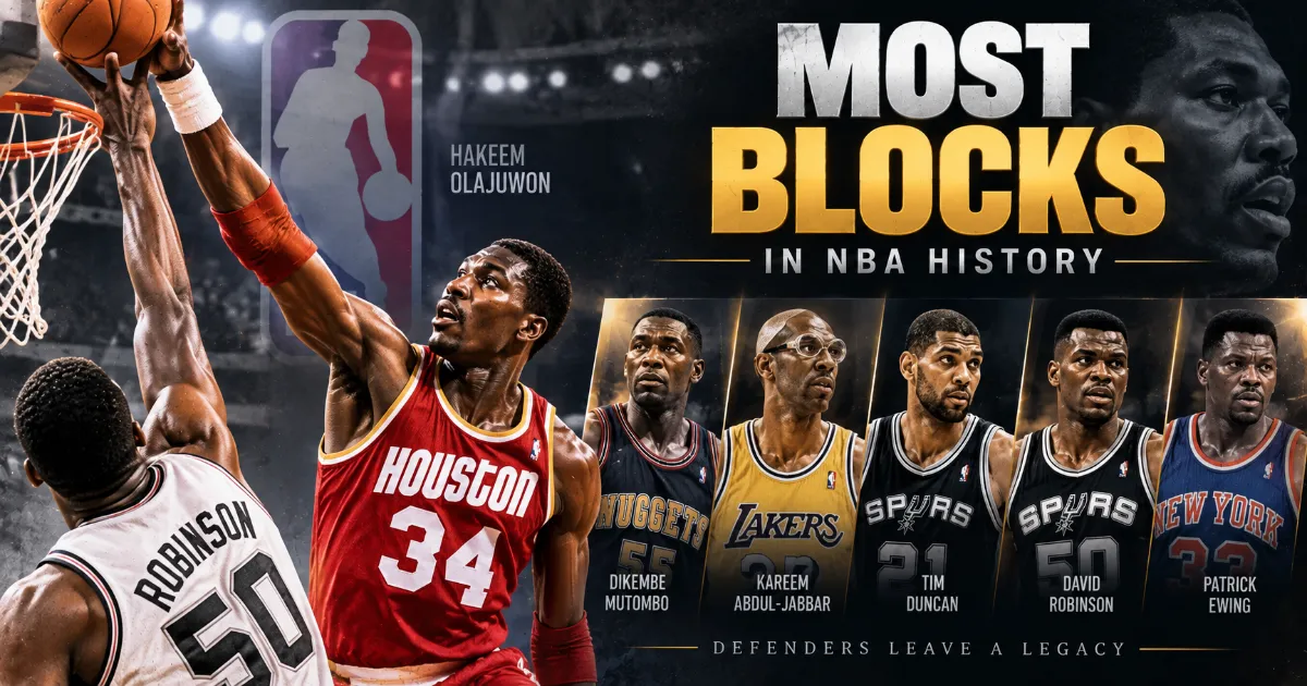Most Blocks in NBA History: The Complete All-Time Rankings