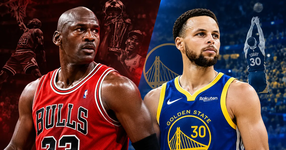 Stephen Curry vs Michael Jordan