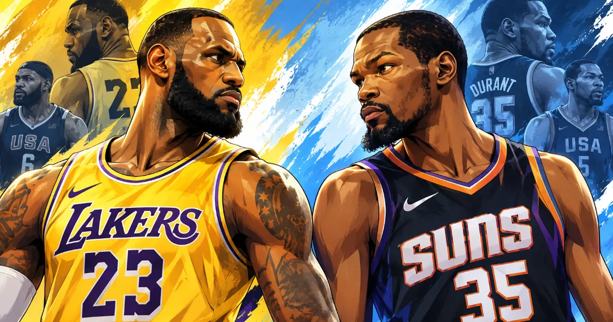 Kevin Durant vs LeBron James — Two Legends Whose Paths Never Stopped Crossing