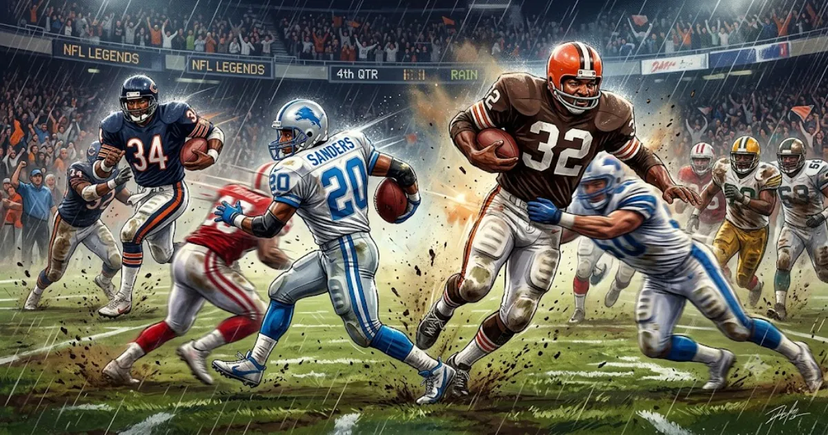 Greatest Running Backs in NFL History: Brown, Payton, Sanders — and the Endless Argument