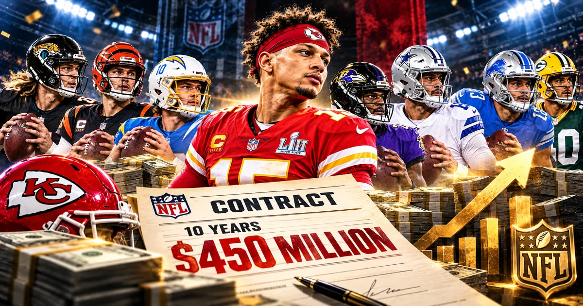 Biggest NFL Contracts Ever: Mahomes' $450M Deal Still Leads