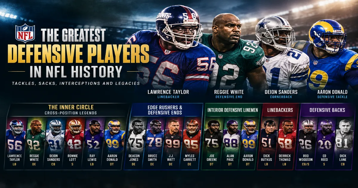 Greatest Defensive Players in NFL History: Lawrence Taylor, and Then the Debate Begins