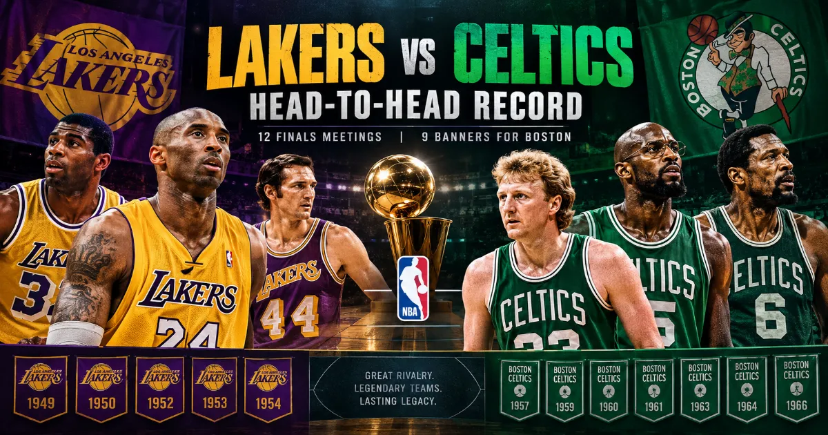 Lakers vs Celtics Head-to-Head Record — Every Finals Meeting, Explained