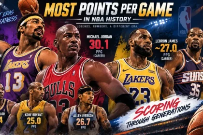 The NBA's Scoring Rate Records: Career Leaders vs. Single-Season Peaks