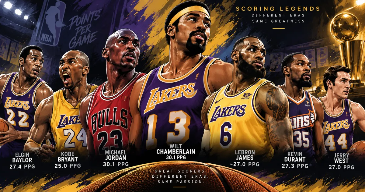 Most Points Per Game in NBA History — A Completely Different List Than You'd Expect