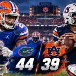 Florida Beats Auburn 44-39: Jadan Baugh Leads Gators