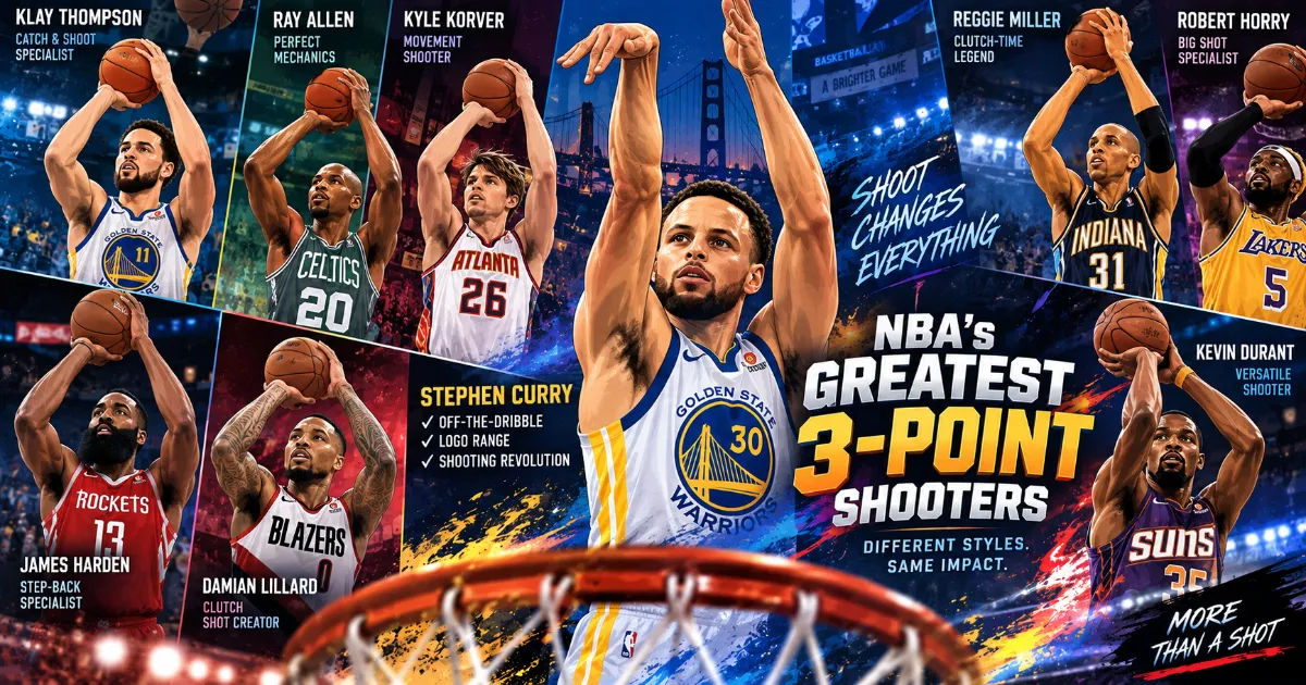 The Different Kinds of Great Three-Point Shooters in NBA History