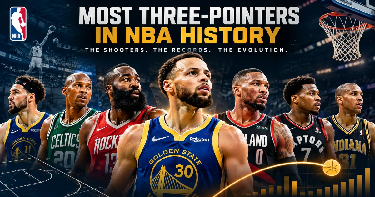 Most Three-Pointers in NBA History? A Complete Breakdown