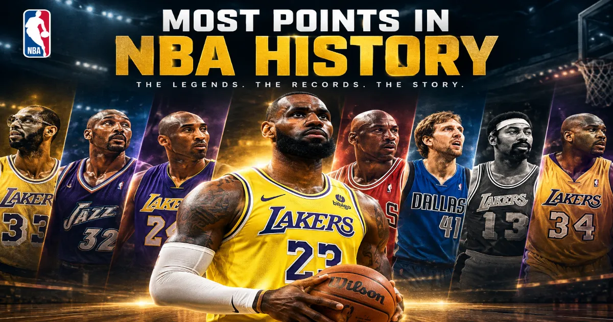 a full breakdown of the most points in NBA history