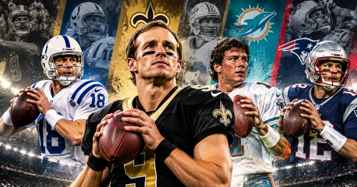 Most 400-Yard Passing Games in NFL History: Brees' Record 16