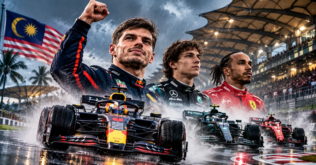 Bahrain GP 2026: Max Verstappen Wins Rain-Hit Race in Malaysia